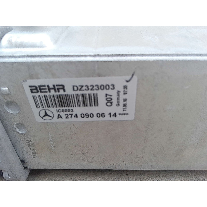 Radiador De Intercooler C300 2015 Al 2020 2.0 Litros