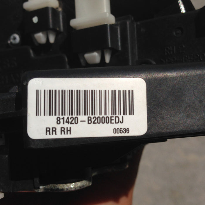 Chapa Puerta Trasera Derecha Kia Soul 2014-2019