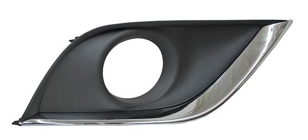 Parrilla Nissan Versa 2015, 2016, 2017, 2018, 2019 & V-Drive 2020, 2021, 2022, 2023 Para Faro Niebla, Con Moldura Cromada, Derecha