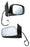 Espejo para Dodge Caravan & para Chrysler Town & Country 2008, 2009, 2010, 2011, 2012, 2013, 2014, 2015, 2016, 2017, 2018, 2019 Electrico, Cromado, con Desempañador, con Direccional, con Sensor Punto Ciego, de 9 Pines Derecho