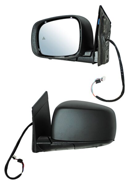 Espejo para Dodge Caravan & para Chrysler Town & Country 2008, 2009, 2010, 2011, 2012, 2013, 2014, 2015, 2016, 2017, 2018, 2019 Electrico, Para Pintar, con Desempañador, con Sensor Punto Ciego, de 7 Pines - Izquierdo