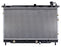 Radiador para MG5 2021, 2022, 2023, 2024 L4 1.5 Litros, Automatico 15 3/4X27 1/2X16Mm - de Aluminio