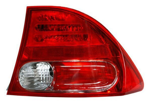 Calavera para Honda Civic 2006, 2007, 2008, 2009 (4 Puertas) Exterior, Sin Arnes, Derecha