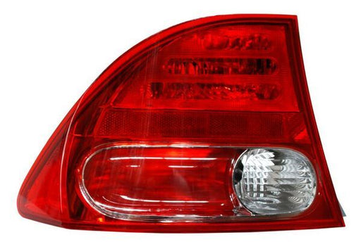 Calavera para Honda Civic 2006, 2007, 2008, 2009 (4 Puertas) Exterior, Sin Arnes, Izquierda