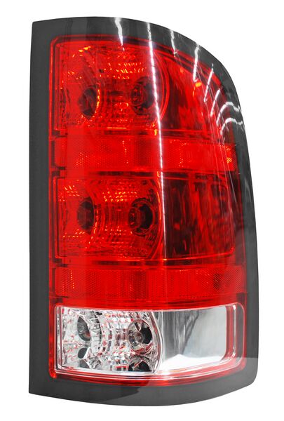 Calavera para GMC Sierra 2007, 2008, 2009, 2010, 2011, 2012, 2013 - Filo Negro Con Arnes, Derecha
