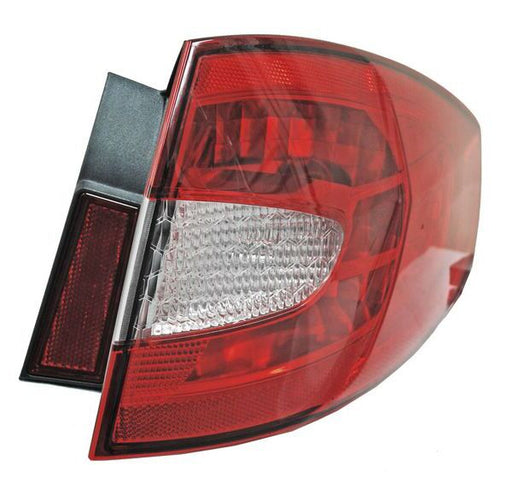 Calavera para Ford Fiesta 2011, 2012, 2013 (Sedan) con Focos, Derecha
