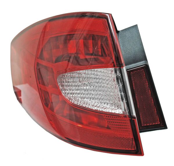 Calavera para Ford Fiesta 2011, 2012, 2013 (Sedan) con Focos, Izquierda