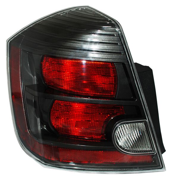 Calavera para Nissan Sentra 2010, 2011, 2012 SE-R, Oscura, Con Arnes, Izquierda