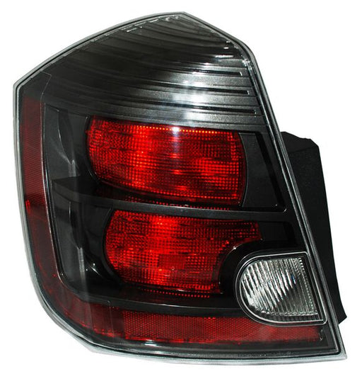 Calavera para Nissan Sentra 2010, 2011, 2012 SE-R, Oscura, Con Arnes, Izquierda