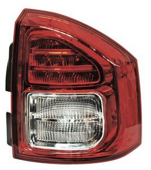 Calavera para Jeep Compass 2012, 2013, 2014, 2015 Clara, Con Arnes, Derecha