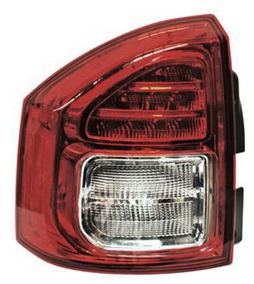 Calavera para Jeep Compass 2012, 2013, 2014, 2015 Clara, Con Arnes, Izquierda
