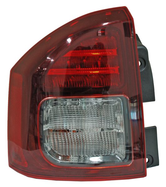 Calavera para Jeep Compass 2014, 2015, 2016, 2017 Oscura, Con Arnes, Izquierda