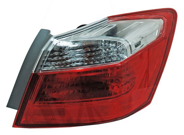 Calavera para Honda Accord 2013, 2014, 2015 (Sedan, 4 Puertas) Exterior, Con Focos, Derecha