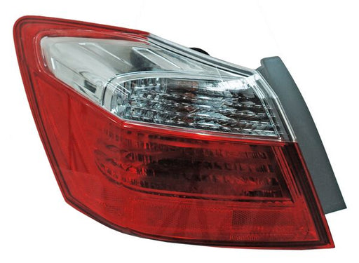 Calavera para Honda Accord 2013, 2014, 2015 (Sedan, 4 Puertas) Exterior, Con Focos, Izquierda
