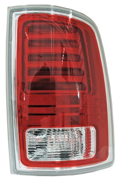 Calavera para Dodge Ram 2013, 2014, 2015, 2016, 2017, 2018 - LEDS, Filo Cromado, Con Arnes, Derecha