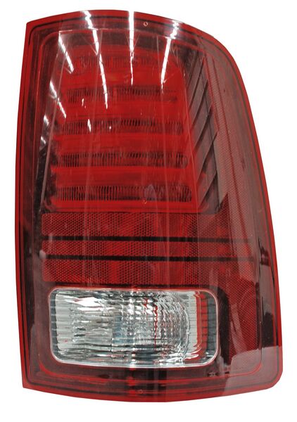 Calavera para Dodge Ram 2013, 2014, 2015, 2016, 2017, 2018 - LEDS, sin Filo Cromado, Con Arnes, Derecha