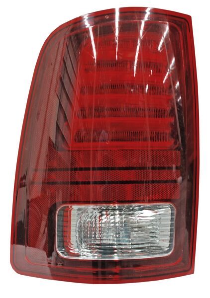 Calavera para Dodge Ram 2013, 2014, 2015, 2016, 2017, 2018 - LEDS, sin Filo Cromado, Con Arnes, Izquierda