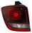 Calavera para Dodge Journey 2011, 2012, 2013, 2014, 2015, 2016, 2017, 2018, 2019, 2020 Exterior Oscura, con LEDS - Izquierda