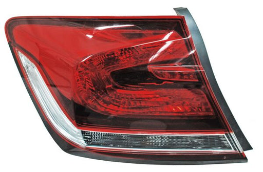 Calavera para Honda Civic 2013, 2014, 2015 (Sedan, 4 Puertas) Exterior, Con Focos, Izquierda