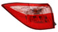 Calavera para Toyota Corolla 2017, 2018, 2019 Exterior (Rojo & Rosa) con Foco, Izquierda