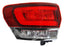 Calavera para Grand Cherokee 2017, 2018, 2019, 2020, 2021 Exterior, Con Foco, Con Moldura Cromada, Oscura, Izquierda