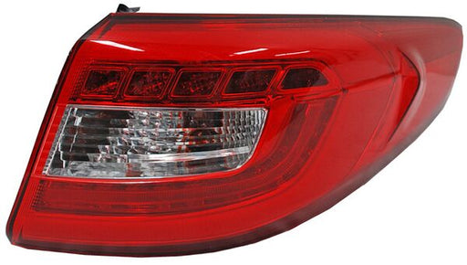 Calavera para Hyundai Sonata 2015, 2016, 2017 Exterior, Con Arnes, LEDS - Derecha