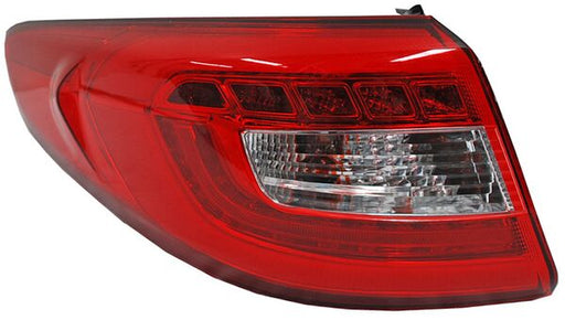 Calavera para Hyundai Sonata 2015, 2016, 2017 Exterior, Con Arnes, LEDS - Izquierda
