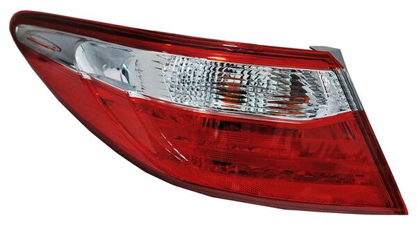 Calavera para Toyota Camry 2015, 2016, 2017 - Exterior, Clara, Con Focos, Izquierda