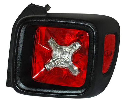 Calavera para Jeep Renegade 2017, 2018, 2019, 2020, 2021, 2022 - LEDS, Bisel Negro, Derecha