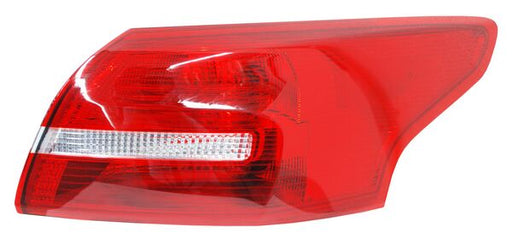 Calavera para Ford Focus 2015, 2016, 2017, 2018 (Sedan, 4 Puertas) Exterior, Con Arnes, Derecha