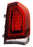 Calavera Derecha para Chrysler 300 2015, 2016, 2017, 2018, 2019, 2020, 2021 - Oscura LEDS
