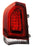 Calavera Izquierda para Chrysler 300 2015, 2016, 2017, 2018, 2019, 2020, 2021 - Oscura, LEDS