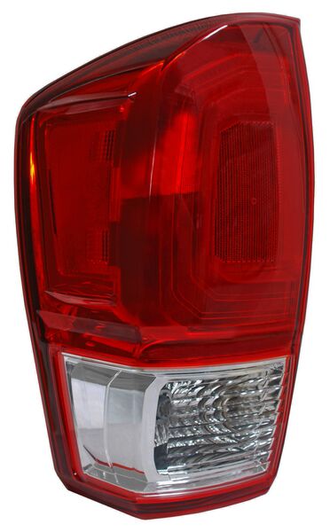 Calavera para Toyota Tacoma 2016, 2017, 2018, 2019, 2020, 2021, 2022, 2023 Humo, con Focos, Izquierda