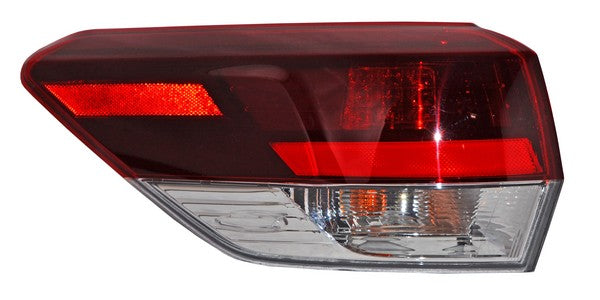 Calavera para Toyota Highlander 2017, 2018, 2019 - Exterior, LEDS, Oscura, Izquierda