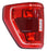 Calavera Izquierda para Ford Lobo 2021, 2022, 2023 - Roja, Para Sensores, sin Arnes