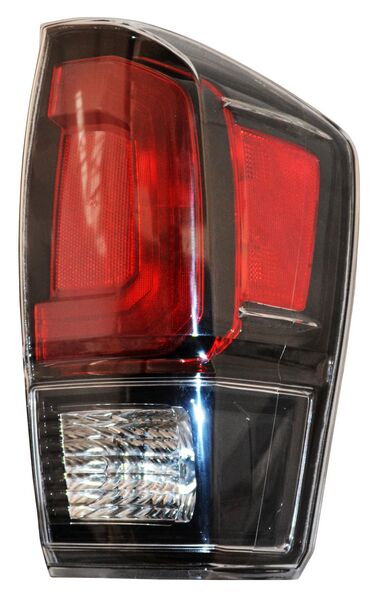 Calavera para Toyota Tacoma 2020, 2021, 2022 - Filo Negro, con Focos, Derecha