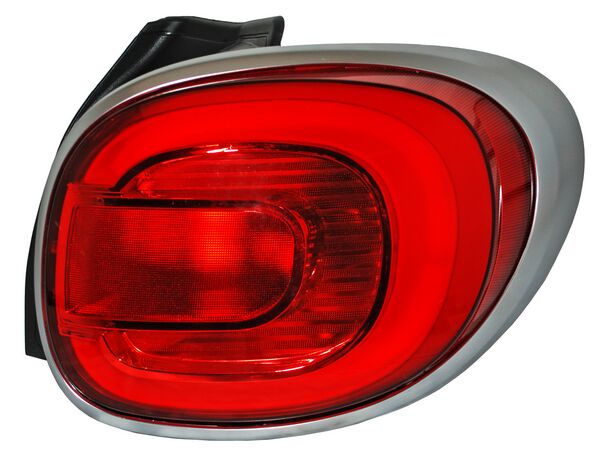 Calavera para Fiat 500L 2015, 2016, 2017, 2018 - Filo Plata Sin Arnes, Derecha