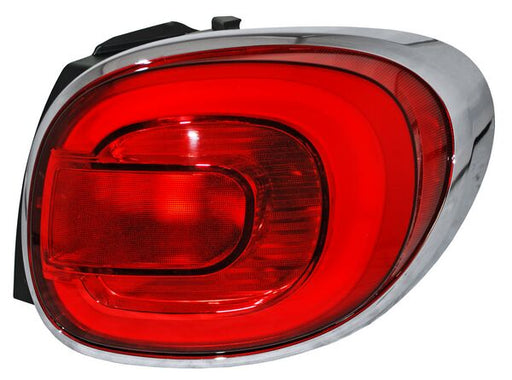 Calavera para Fiat 500L 2015, 2016, 2017, 2018 - Filo Cromado, Sin Arnes, Derecha