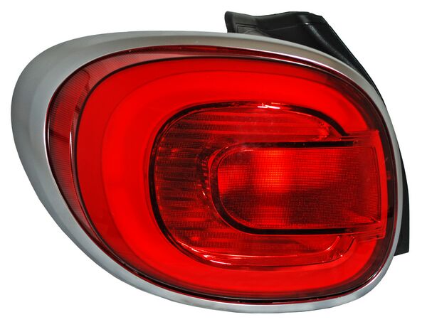 Calavera para Fiat 500L 2015, 2016, 2017, 2018 - Filo Plata Sin Arnes, Izquierda