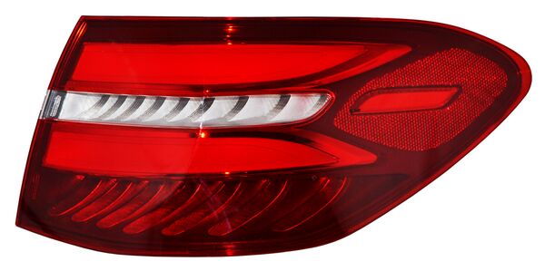 Calavera para Mercedes Benz GLC 2016, 2017, 2018, 2019 - Exterior, Full LEDS - Derecha
