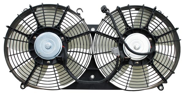 Motoventilador para Toyota Hiace 2005, 2006, 2007, 2008, 2009, 2010, 2011, 2012, 2013, 2014, 2015, 2016, 2017, 2018, 2019 Para Radiador para Aire Acondicionado Doble Completo