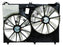 Motoventilador para Toyota Highlander 2014, 2015, 2016, 2017, 2018, 2019 3.5L Sin Remolque Para Radiador para Aire Acondicionado Doble Completo