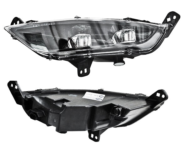 Faro Niebla para Chrysler 2015, 2016 - Fondo Negro con Foco . Derecho