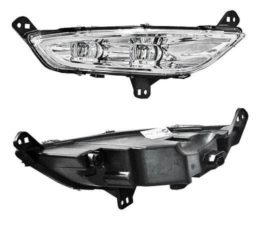 Faro Niebla para Chrysler 2015, 2016 - Fondo Cromado con Foco . Derecho