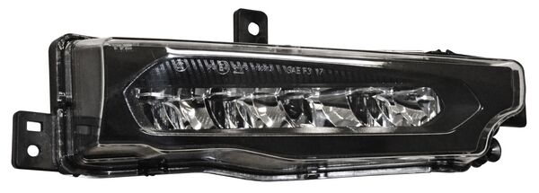 Faro Niebla para BMW X3 2018, 2019, 2020, 2021 - LEDS Fondo Negro, Derecho