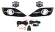 Faro Niebla para Honda CR-V, CRV 2012, 2013, 2014 - Con Parrilla Filo Cromado Juego