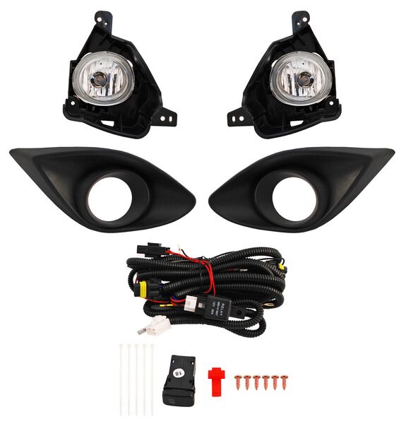 Faro Niebla para Mazda 2, Mazda2 2012, 2013, 2014, 2015 - Con Parrilla Juego