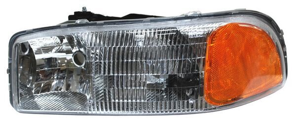 Faro para Camioneta para GMC 1999, 2000, 2001, 2002, 2003, 2004, 2005, 2006/ Yukon 2000, 2001, 2002, 2003, 2004, 2005, 2006 con Base, Izquierdo