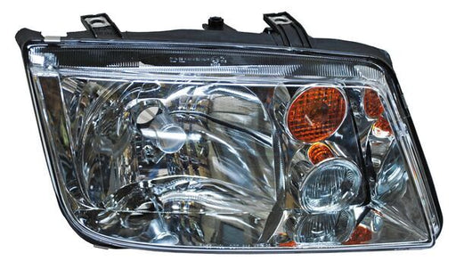Faro para Volkswagen Jetta 1999, 2000, 2001, 2002, 2003, 2004, 2005, 2006, 2007 Cuarto Ambar Con Lupa, Derecho