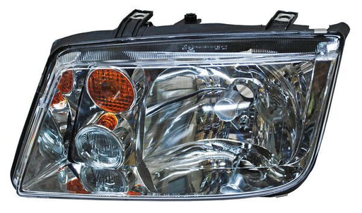 Faro para Volkswagen Jetta 1999, 2000, 2001, 2002, 2003, 2004, 2005, 2006, 2007 Cuarto Ambar Con Lupa, Izquierdo